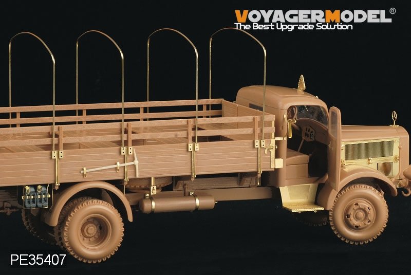 Camion allemand Benz L4500A de la Seconde Guerre mondiale, maquette Voyager PE35407 pour Zvezda 02312, échelle 1/35 – immagine 7