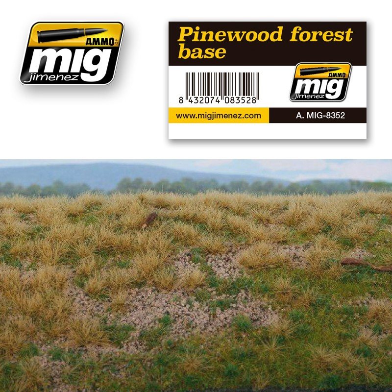Munitions de Mig Jimenez 8352 Base Forêt de Pins (230x130mm)