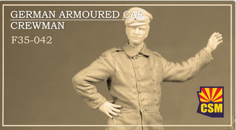 Copper State Models F35-042 Membre d&amp;#39;équipage de voiture blindée allemande 1/35