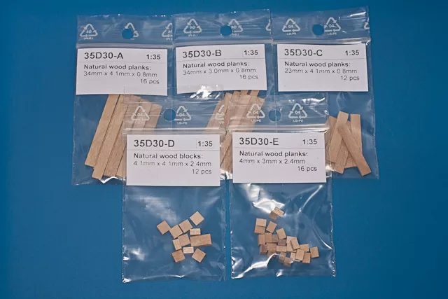 Kit de montage à monter soi-même RB Model 35D30 (4 palettes en bois naturel) à l&amp;#39;échelle 1/35 – image 4