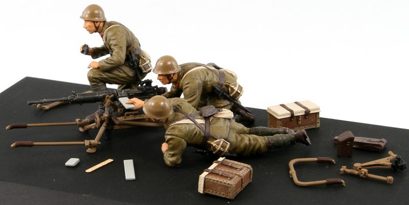 Mitrailleuse lourde Pit-Road G39 IJA Type 92 avec figurine 1/35  – image 3