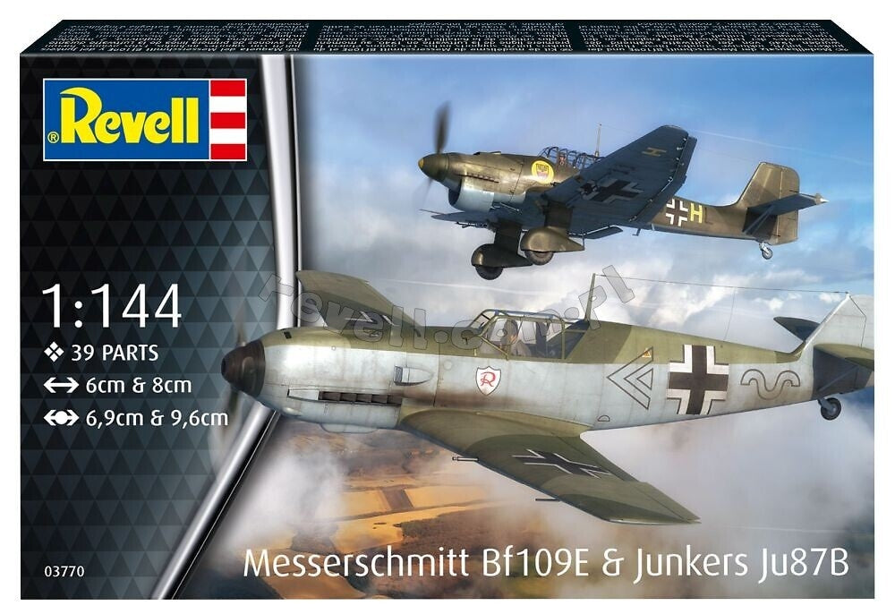 Revell 03770 Messerschmitt Bf109E - Junkers Ju87B Stuka 1/144  – image 2