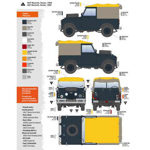 AK Interactive AK35012 LAND ROVER 88 SERIES IIA ROVER 8 1/35 – image 16