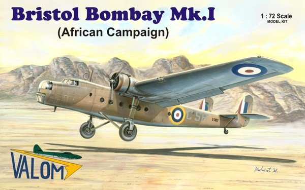 Valom 72097 Bristol Bombay Mk.I Campagne Africaine 1/72