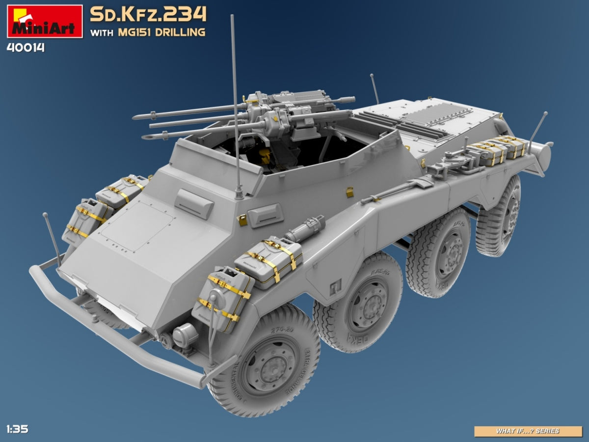 MiniArt 40014 Sd.Kfz.234 AVEC PERÇAGE MG151 1/35 – image 8