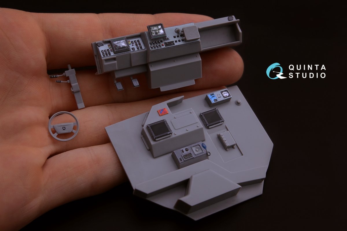Intérieur imprimé en 3D et coloré sur papier décalcomanie pour le MRAP Typhoon-K de Quinta Studio QD35008 (pour kit Takom) à l&amp;#39;échelle 1/35 – Bild 4