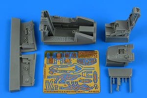 Ensemble cockpit Aires 4820 F-104G Starfighter (siège éjectable C-2) 1/48 KINETIC