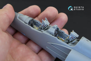 Intérieur imprimé en 3D et coloré sur papier décalcomanie Quinta Studio QD48115 Mirage 2000B (pour kit Kinetic) 1/48 – Bild 6