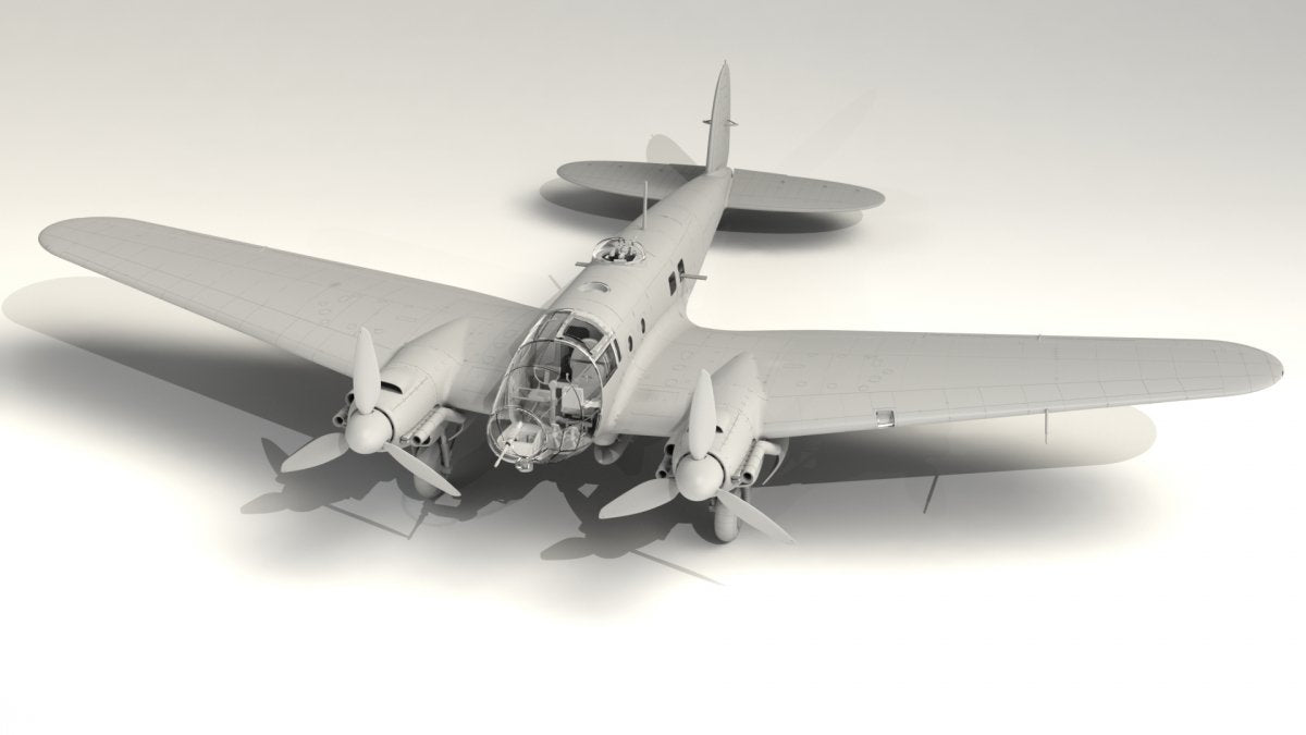 ICM 48264 He 111H-20, bombardier allemand de la Seconde Guerre mondiale, échelle 1/48 – image 4