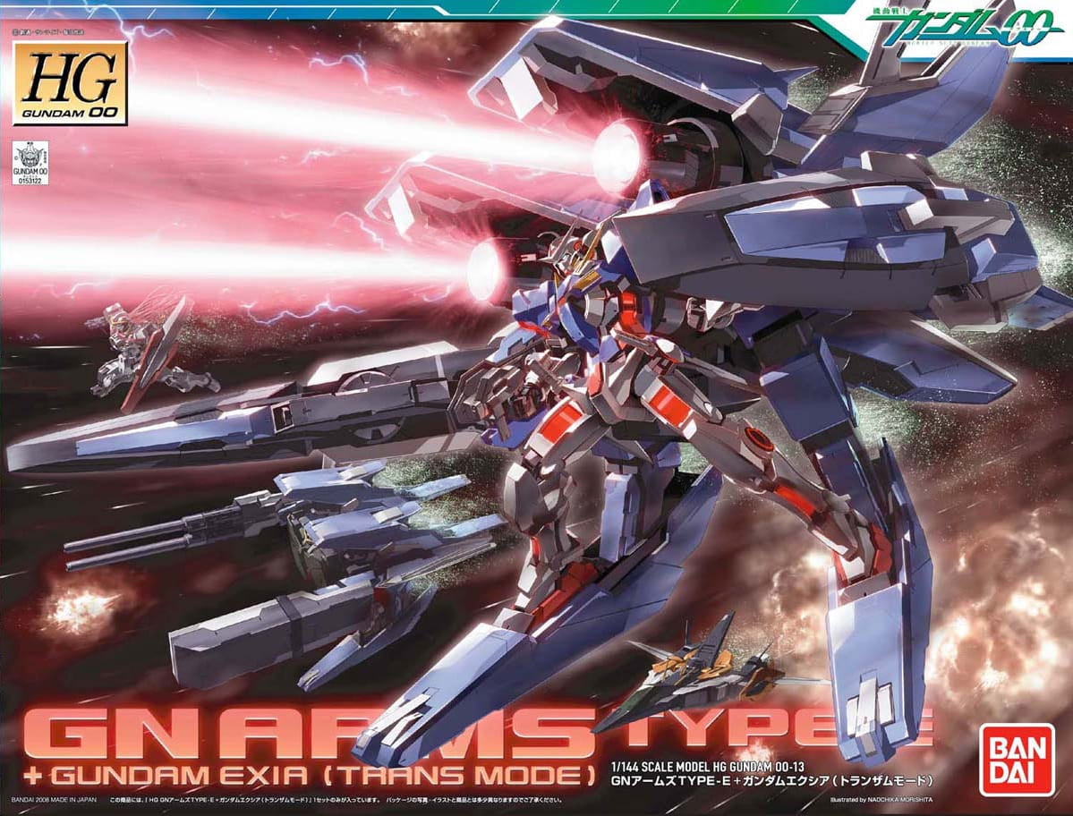 Bandai 57929 HG GN ARMS + GUNDAM EXIA (TRANS MODE) 1/444