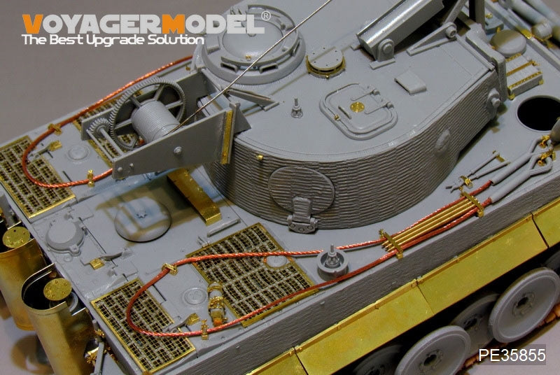 Maquette Voyager PE35855 Bergepanzer Tiger I allemand de base de la Seconde Guerre mondiale pour DRAGON 6850 au 1/35 – image 13