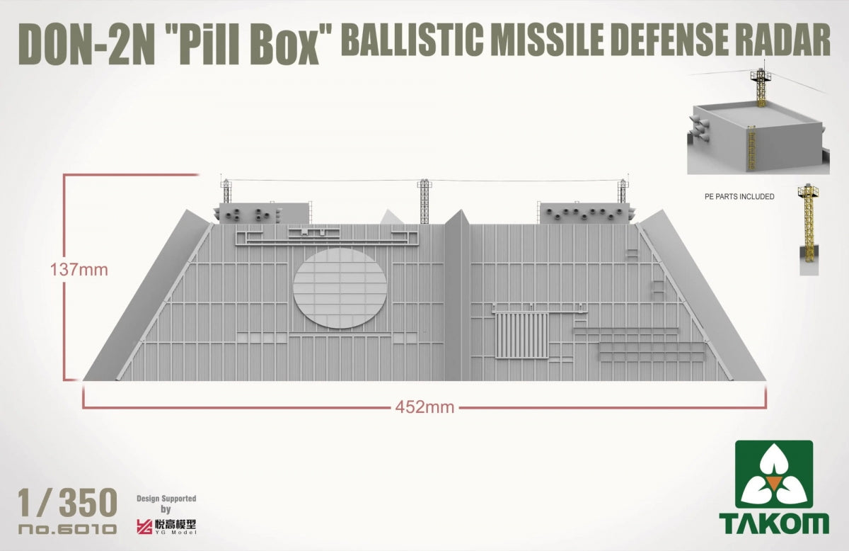 Radar de défense antimissile balistique Takom 6010 DON-2N (boîtier blindé) à l&amp;#39;échelle 1/350 – image 4