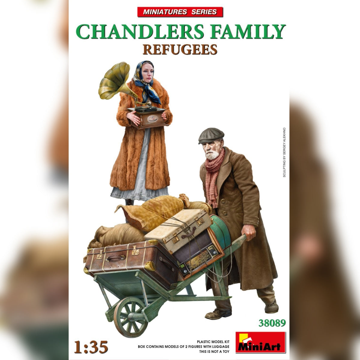 MiniArt 38089 RÉFUGIÉS. FAMILLE CHANDLER 1/35