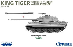 Suyata NO-008 King Tiger Tourelle Porsche avec intérieur complet 1/48 – Bild 4