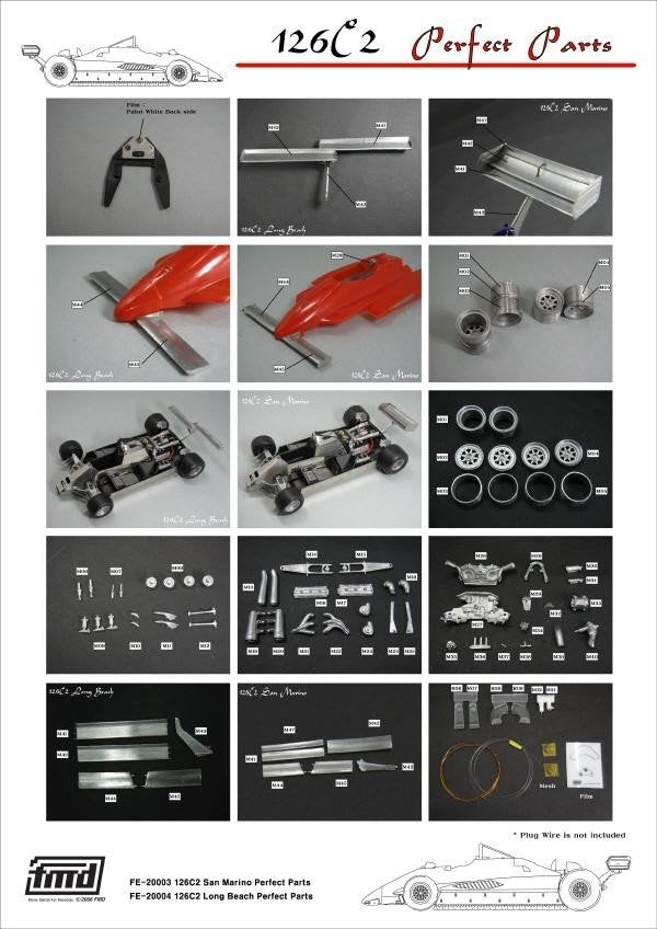 KA Models FE-20003 126C2 SAN MARINO PERFECT PARTS pour Fujimi 1/20 – image 6