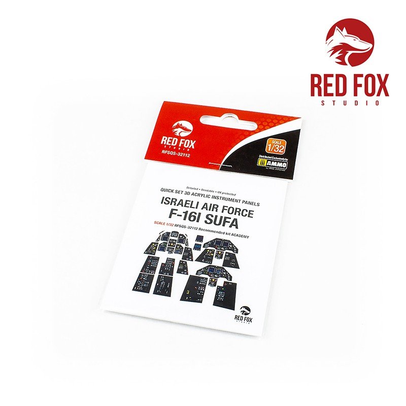 Red Fox Studio QS-32112 F-16I Sufa (pour kit Academy) 1/32