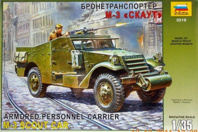 Voiture blindée Zvezda 3519 M3 Scout (1/35)
