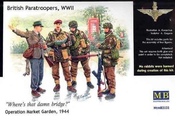 Master Box 3533 Parachutistes britanniques, 1944. Kit 1 (1/35)