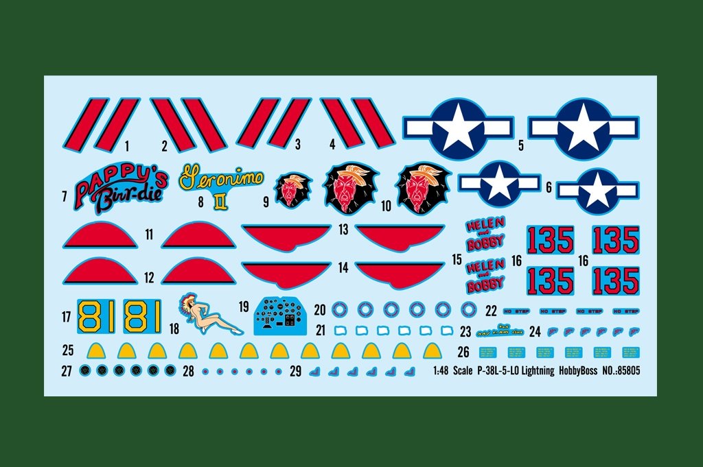 Hobby Boss 85805 P-38L-5-L0 Lightning 1/48 – immagine 3