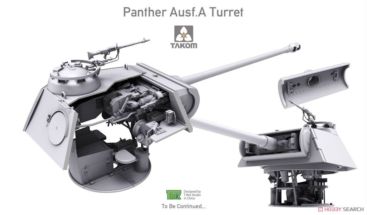 Takom 2099 Panther Ausf. A, production tardive (intérieur complet), échelle 1/35 – image 2