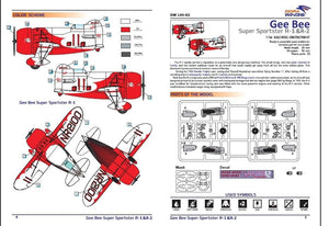 Dora Wings 14402 GeeBee Supersport R1 et R2 1/144 – image 4