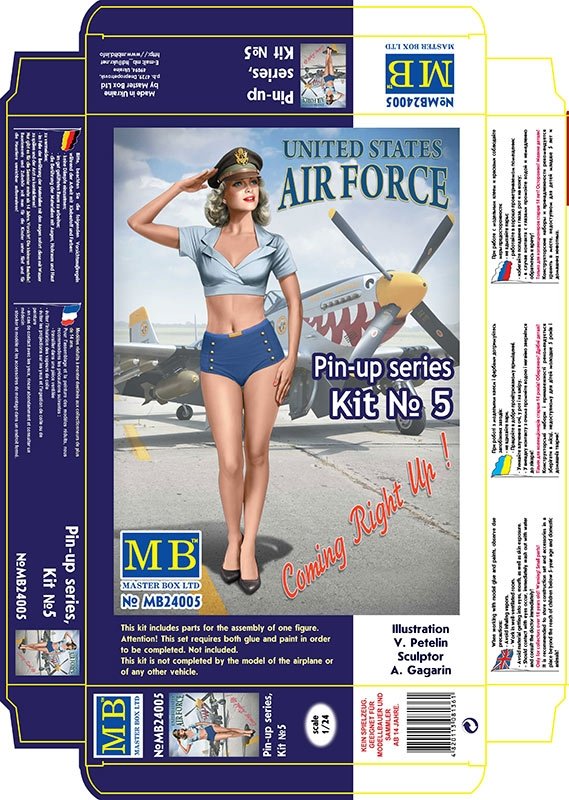 Master Box 24005 Série Pin-up Kit n° 5 Patties 1/24 – immagine 4