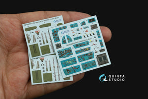 Intérieur imprimé en 3D et coloré sur papier décalcomanie Quinta Studio QD48505 MiG-31BM (Hobby Boss) 1/48 – image 2