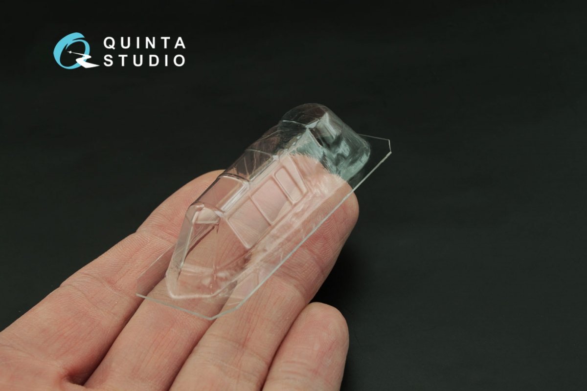 Verrière transparente thermoformée Quinta Studio QC48011 Pe-2 (pour kit Zvezda) 1/48 – image 4