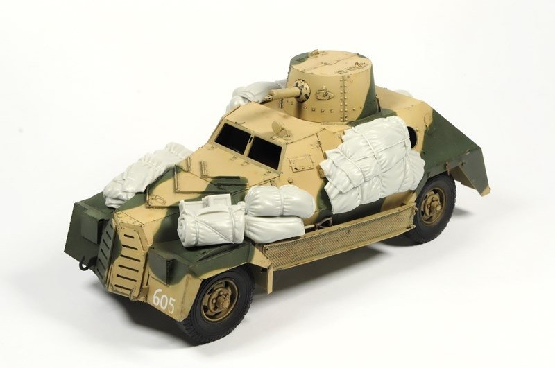 Ensemble de rangement Panzer Art RE35-474 pour voitures de reconnaissance Marmon-Herrington 1/35