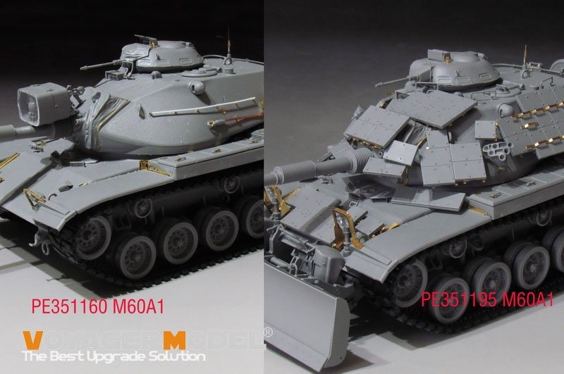 Kit de mise à niveau Voyager Model PE351195 pour char de combat principal américain moderne M60A1 (pour TAKOM 2142) à l&amp;#39;échelle 1/35 – immagine 7