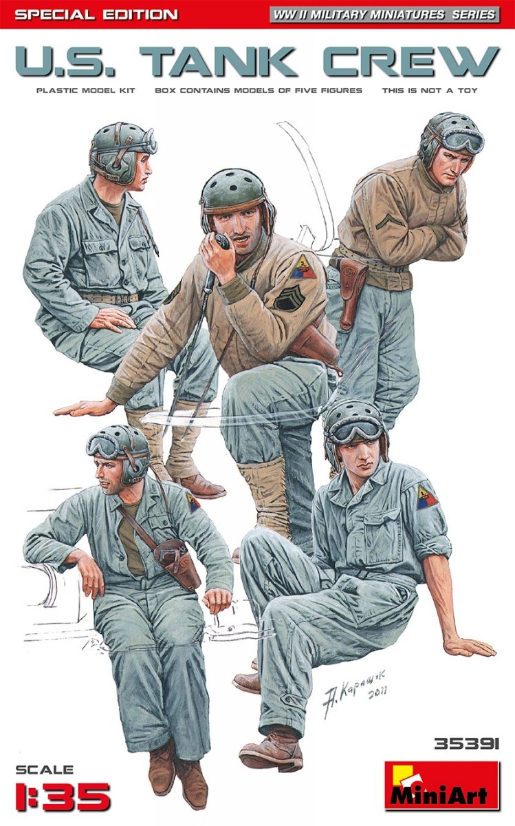 MiniArt 35391 ÉQUIPAGE DE CHAR AMÉRICAIN. ÉDITION SPÉCIALE 1/35