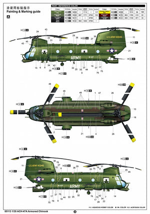 Trumpeter 05113 ACH-47A Chinook blindé 1/35 – Bild 5