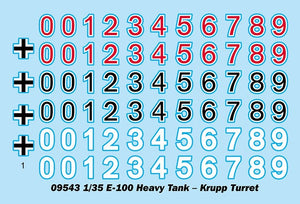 Trumpeter 09543 E-100 Char lourd Tourelle Krupp 1/35 – immagine 3