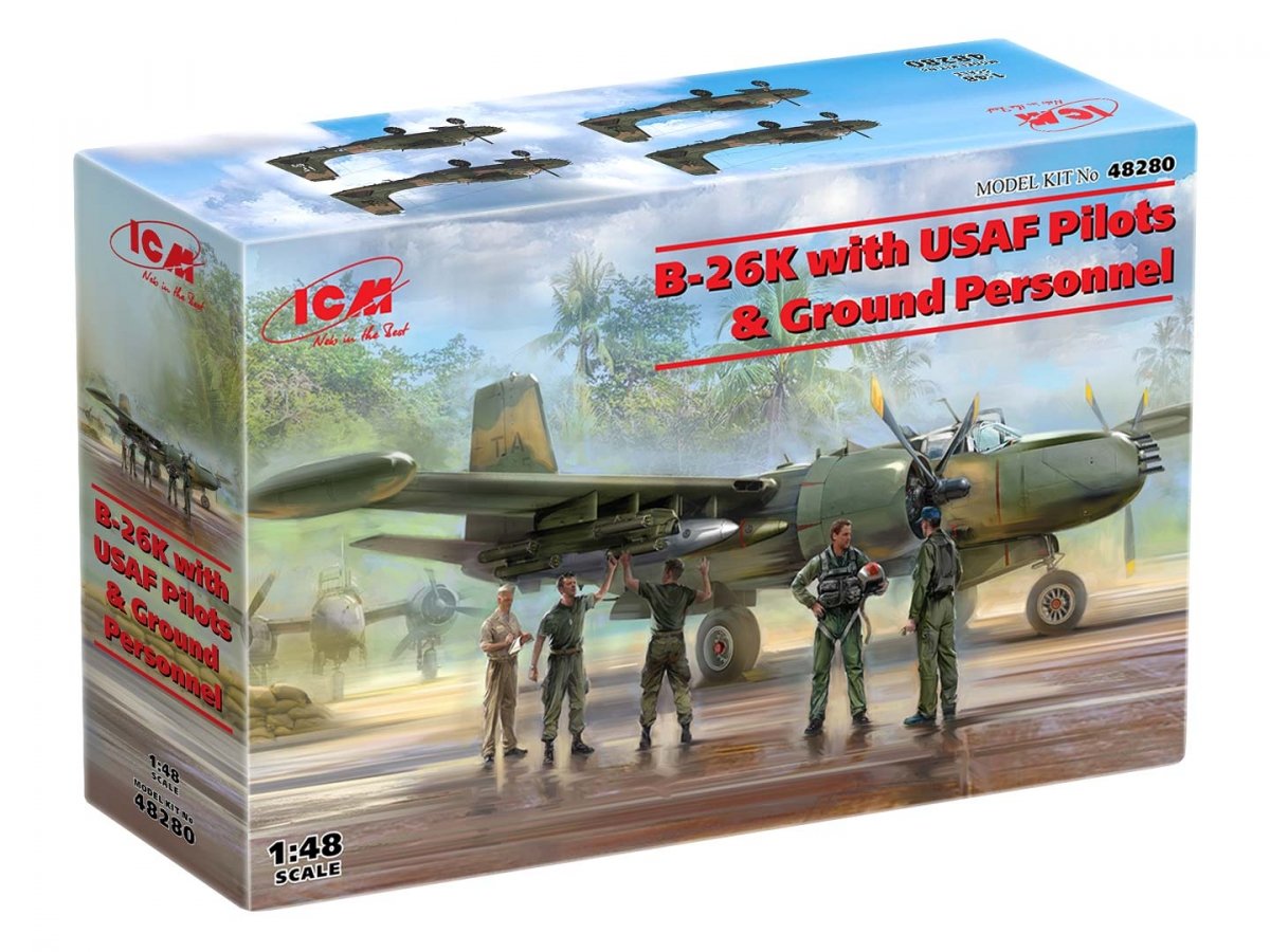 ICM 48280 B-26K avec pilotes et personnel au sol de l&amp;#39;USAF 1/48 – Bild 10