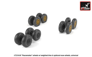 Armory Models AW72327 Roues B-36 Peacemaker avec pneus lestés, roues avant en option 1/72 – image 3