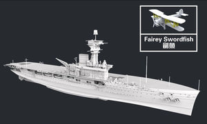 Maquette FlyHawk FH1122 HMS Hermes 1942 1/700 – image 3