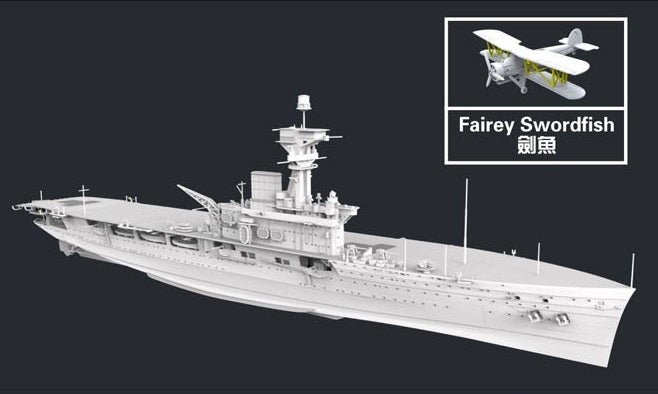Maquette FlyHawk FH1122 HMS Hermes 1942 1/700 – image 3
