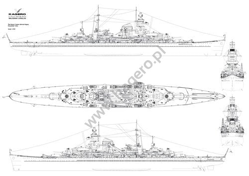 Kagero 16032 Le croiseur allemand Amiral Hipper EN – image 2