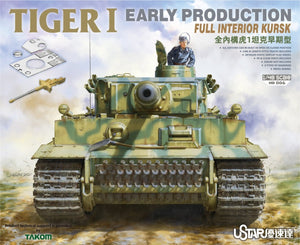 Suyata NO-006 Ustar Tiger I Première production Intérieur complet Koursk 1/48