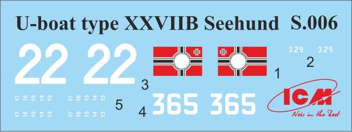 Sous-marins miniatures ICM S020 K-Verbande 1/72 – Bild 3