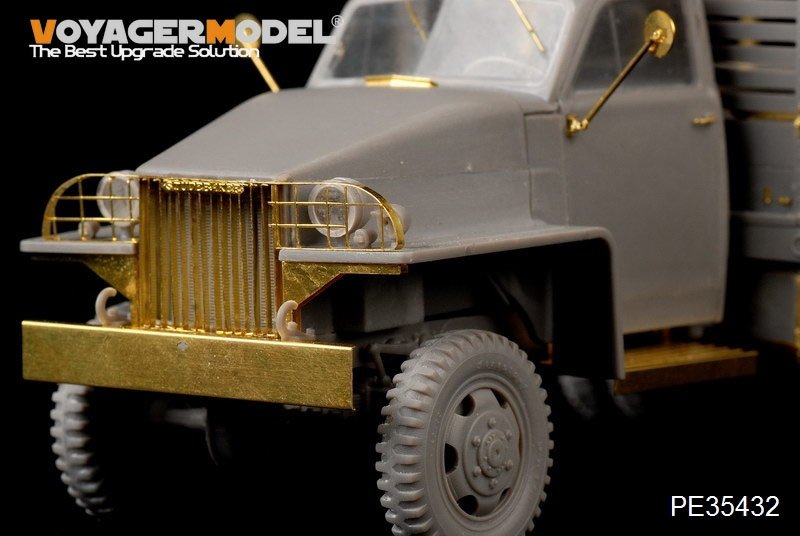 Maquette Voyager PE35432 Camion Studebaker US6 russe de la Seconde Guerre mondiale pour ITALERI 6499 / ICM 35511 1/35  – immagine 9