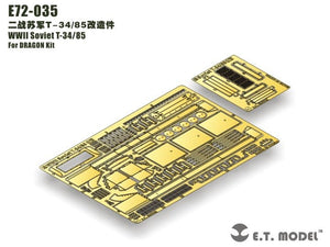 Maquette ET E72-035 T-34/85 soviétique de la Seconde Guerre mondiale pour DRAGON au 1/72 – Bild 2