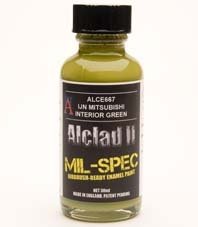 Alclad II ALC-E667 IJN Mitsubishi Intérieur Vert 30 ML