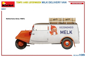 MiniArt 38057 TEMPO A400 LIEFERWAGEN. FOURgon DE LIVRAISON DE LAIT 1/35 – Bild 8