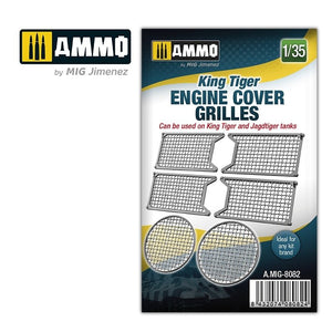 Munitions de grilles de capot moteur Mig 8082 King Tiger 1/35