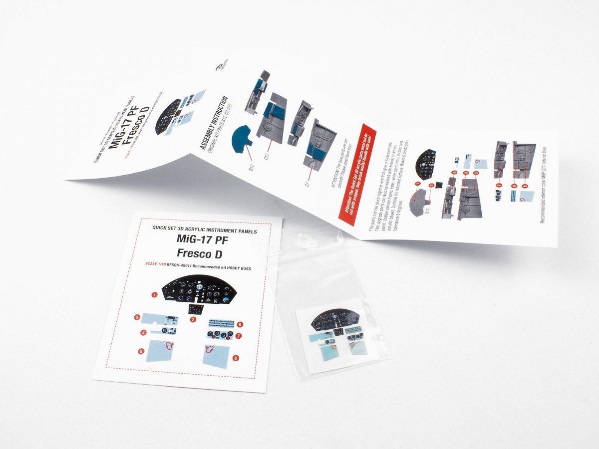 Red Fox Studio QS-48011 MiG-17 PF Fresco D 1/48 – image 3