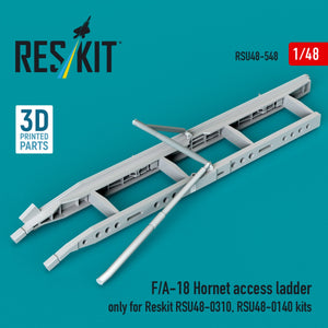 RESKIT RSU48-0548 F/A-18 Hornet access ladder only for Reskit RSU48-0310, RSU48-0140 kits (3D Printed) 1/48