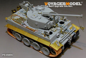 Maquette Voyager PE35855 Bergepanzer Tiger I allemand de base de la Seconde Guerre mondiale pour DRAGON 6850 au 1/35 – image 6