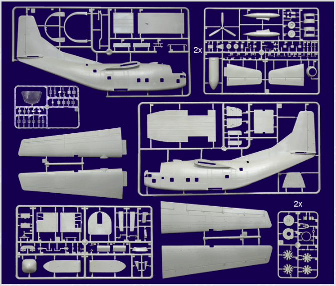 Roden 056 Fairchild C-123B Fournisseur 1/72 – Bild 3