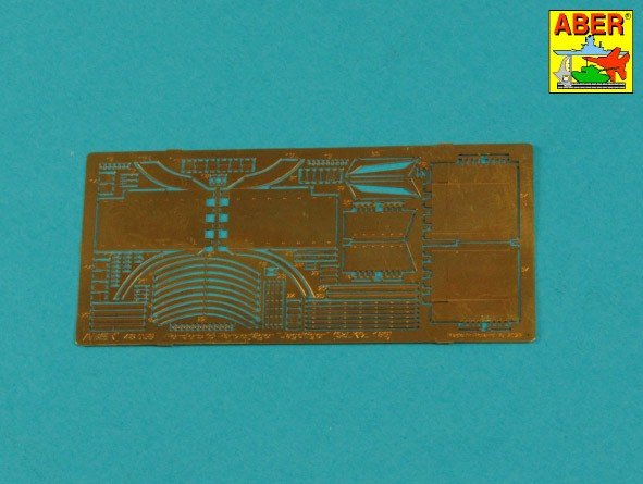 Aber 48053 Jagdtiger Sd.Kfz. 186 – Ailes avant et arrière 1/48